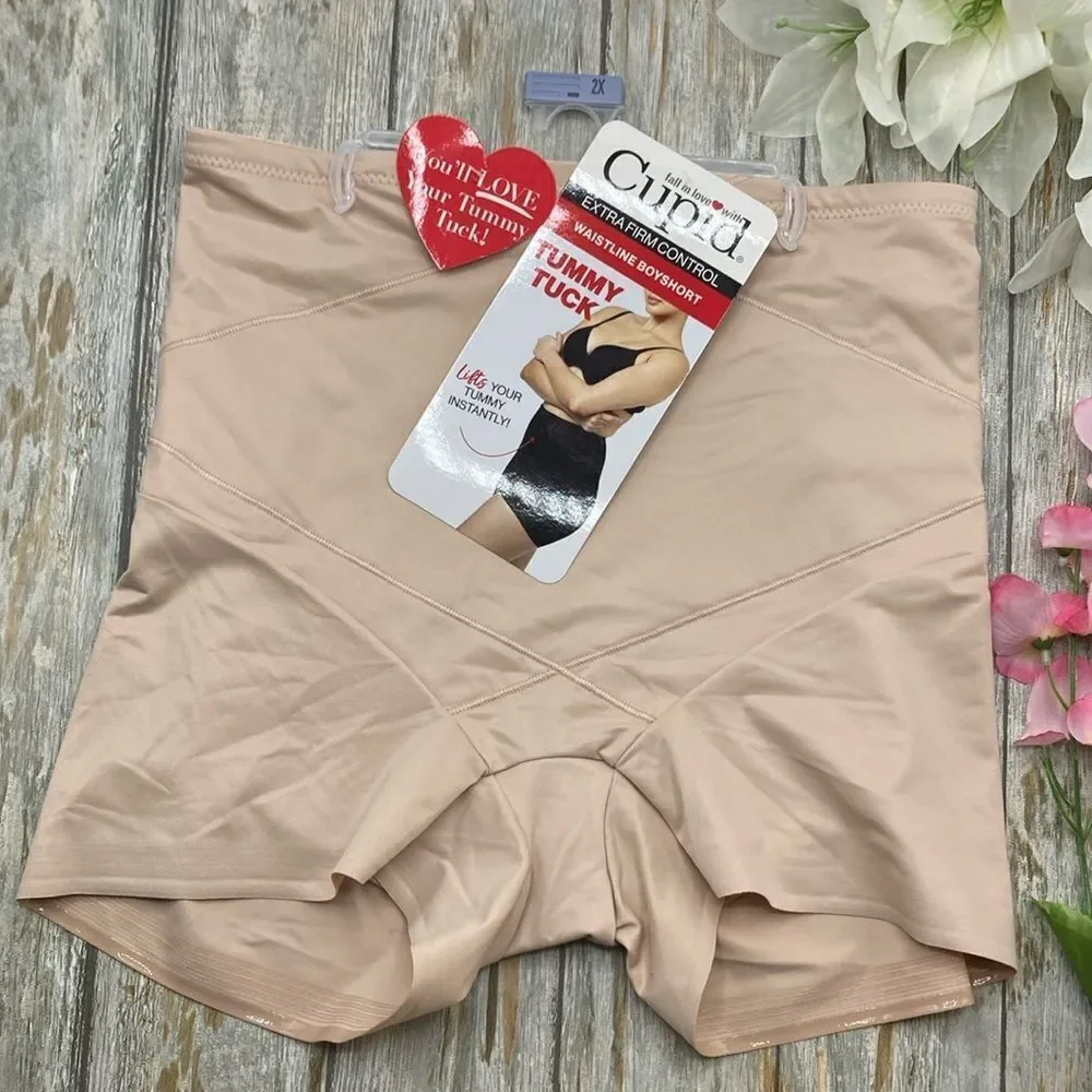 Cupid Extra Firm Control Tummy Tuck Shaper Short Shapewear Underwear Size XXL